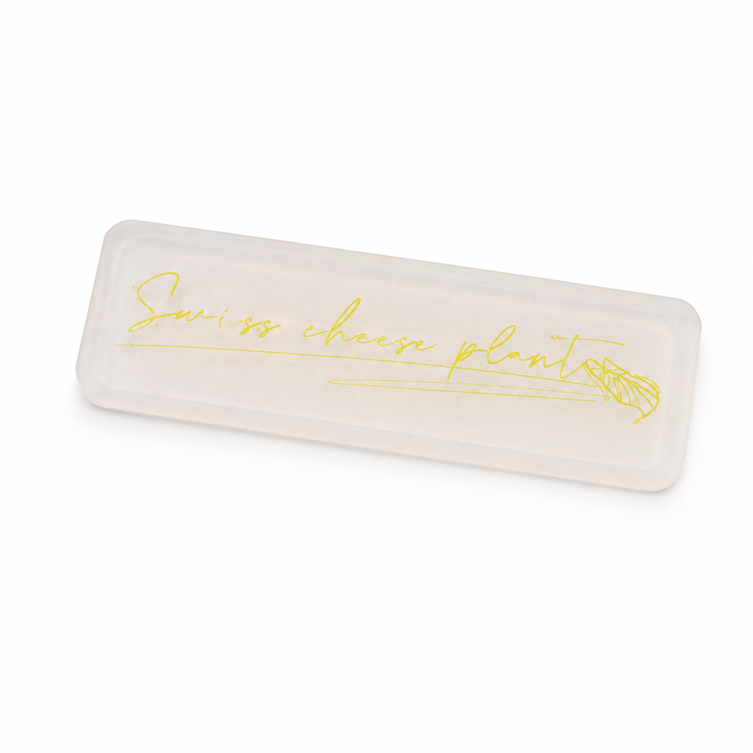 Botanical Text I Acrylic Stamp