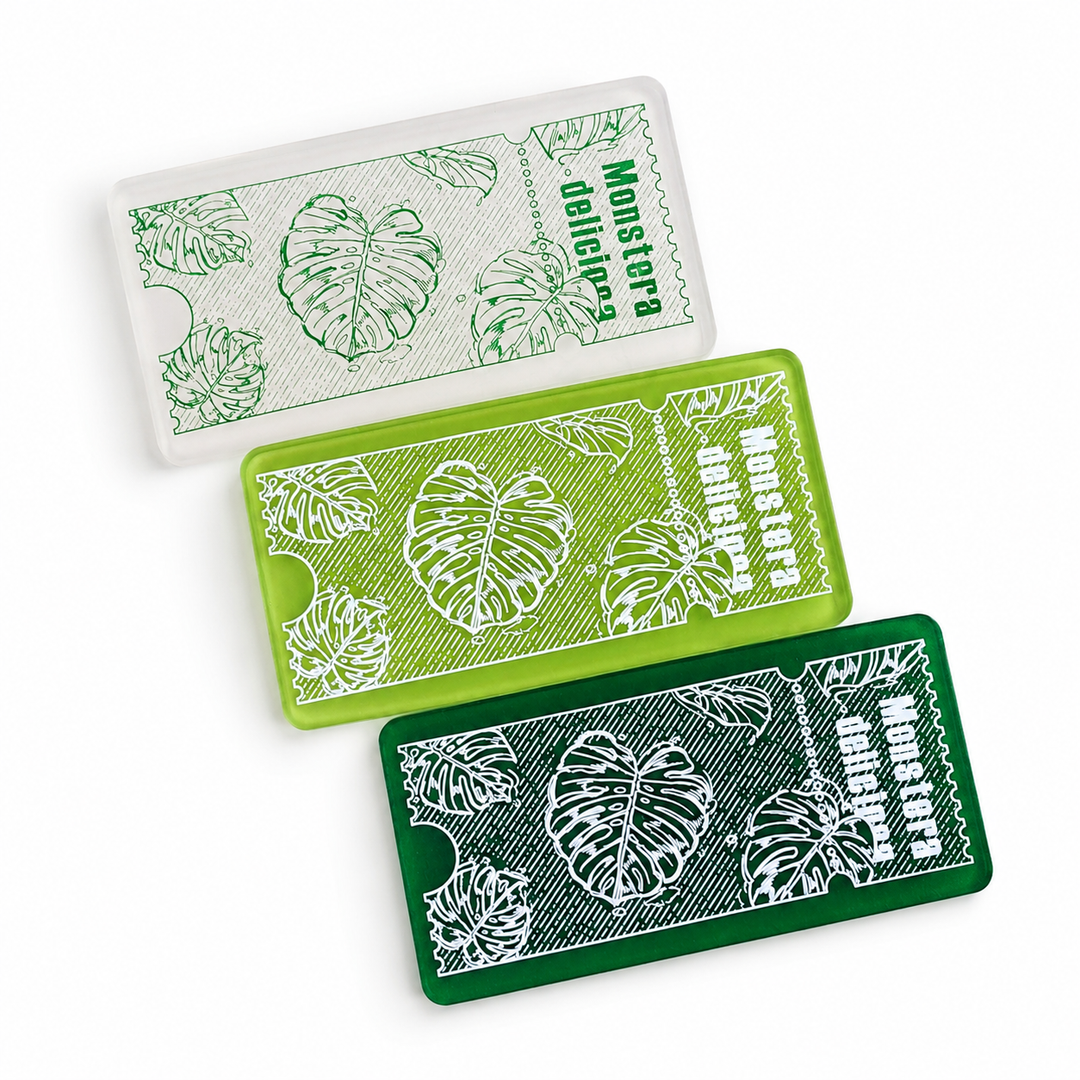 Monstera Ticket Stub Acrylic Stamp