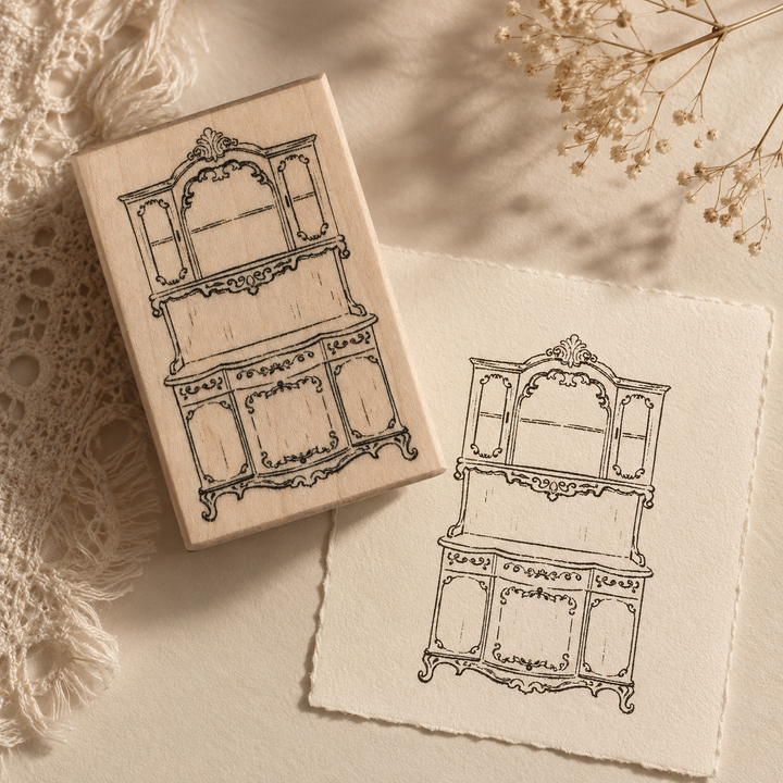 Vintage Sideboard Wooden Stamp