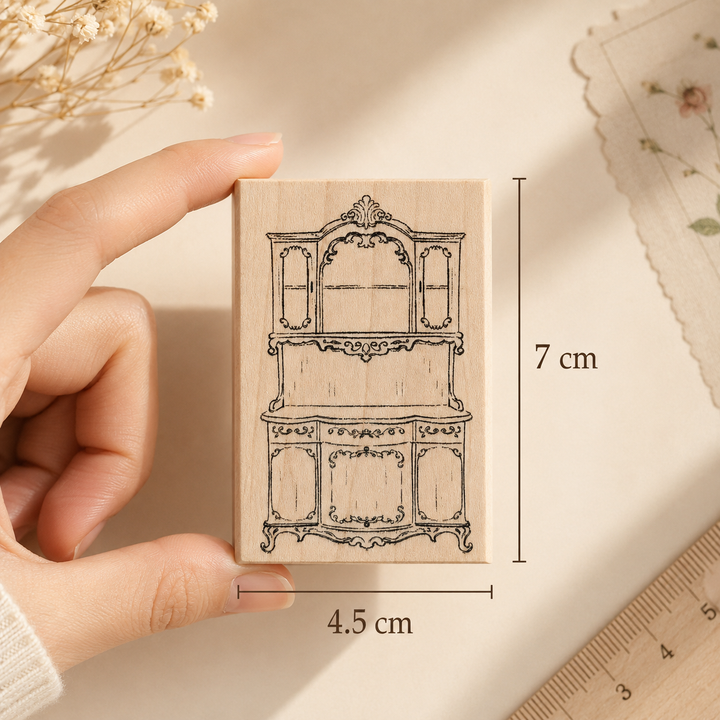 Vintage Sideboard Wooden Stamp