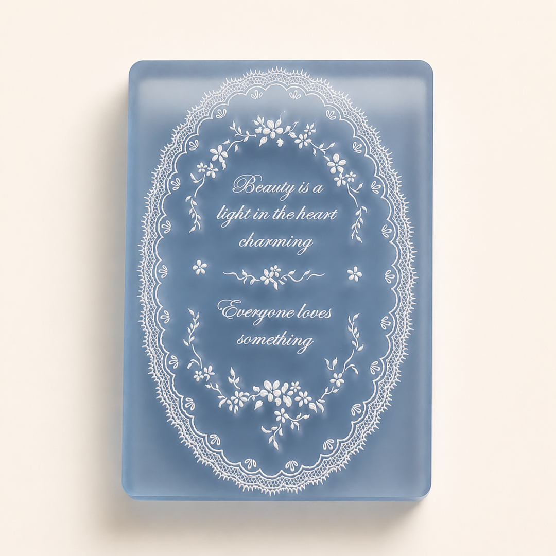 Little Blue Acrylic Stamp
