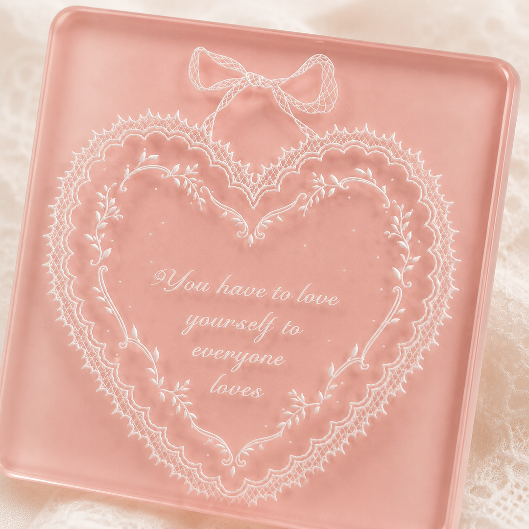 Little Pink Acrylic Stamp