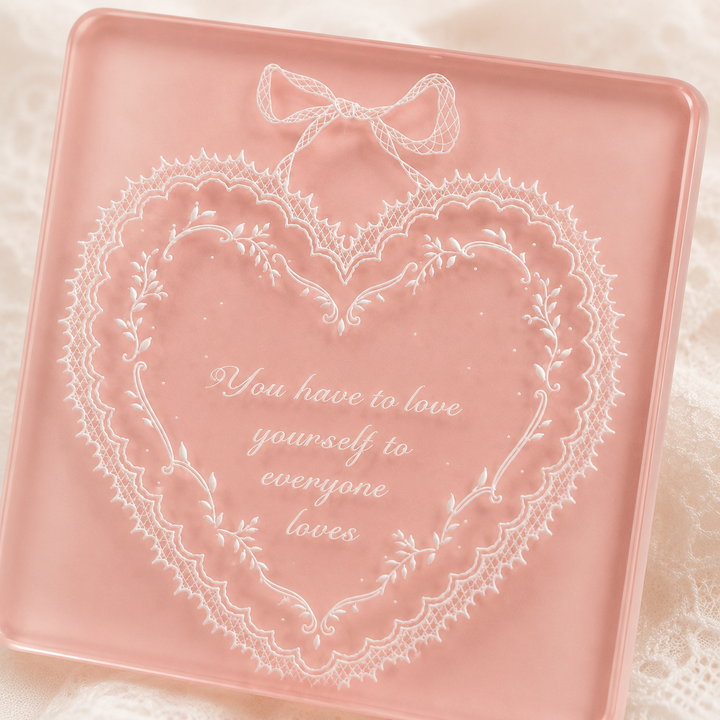 Little Pink Acrylic Stamp