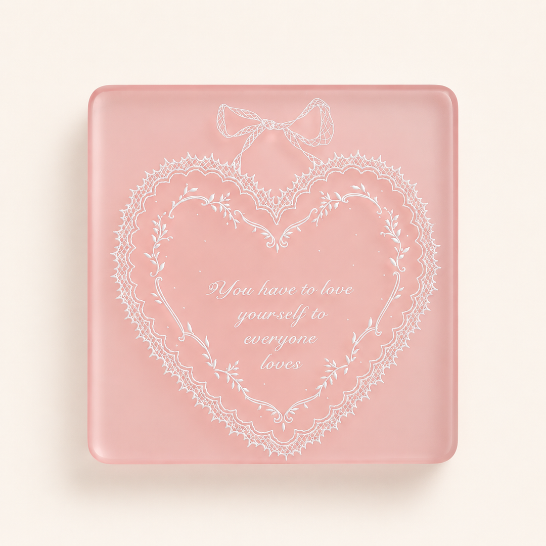 Little Pink Acrylic Stamp