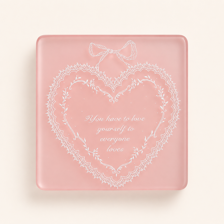 Little Pink Acrylic Stamp