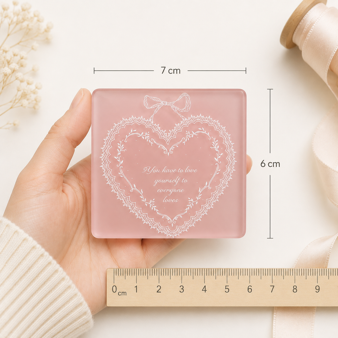 Little Pink Acrylic Stamp