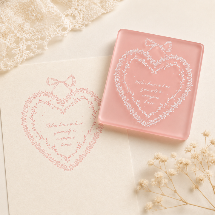 Little Pink Acrylic Stamp